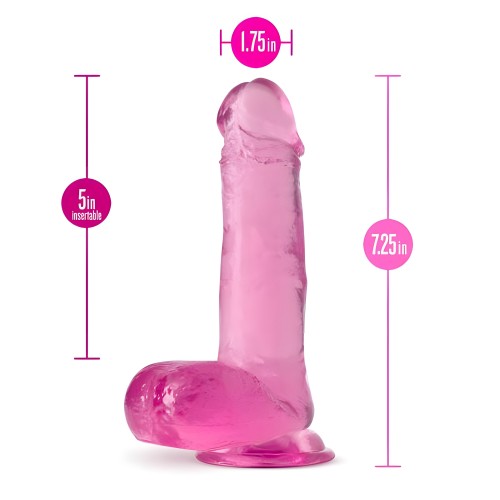 B Yours Plus Rock 'n' Roll Dildo Rosa - Cómodo y Realista