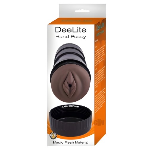 Deelite Hand Pussy Marrón Oscuro - Stroker Discreto