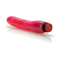 Dildo Vibrador Curvado Rosa - 8 pulgadas