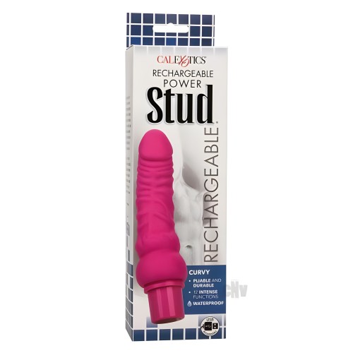 Vibrador Recharge Power Stud Curvy Rosa