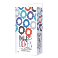 Paquete de 12 Anillos de Cuentas 9 Ballers