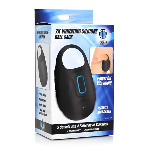 T4m 7x Vibrating Silicone Ball Sack