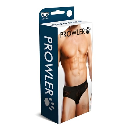 Brief Abierto De Encaje Negro Prowler XL