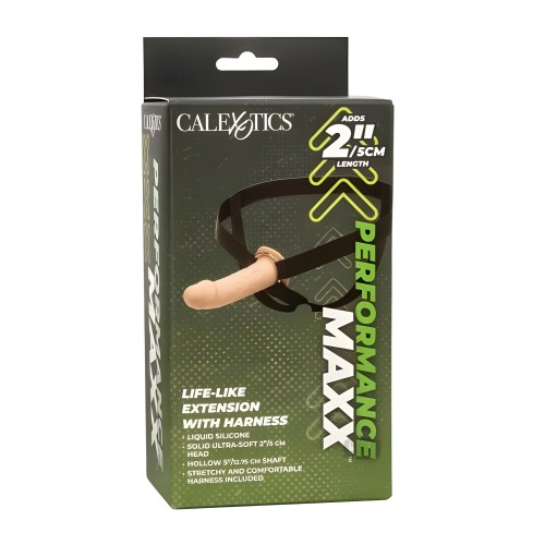 Arnés Extensible Realista Perform Maxx Marfil - Placer Mejorado