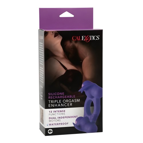Silicone Recharge Triple Orgasm Purple