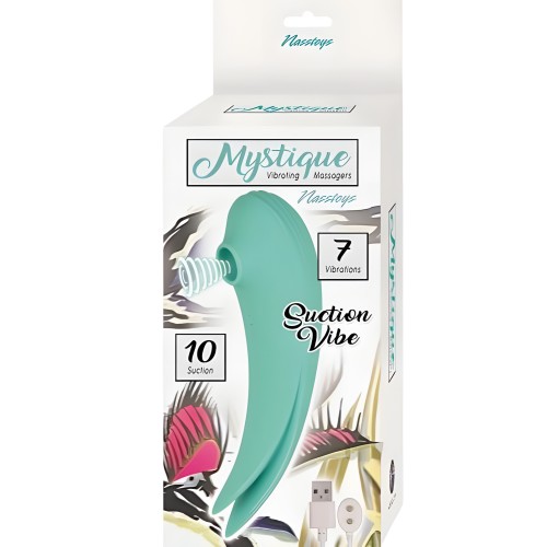 Mystique Vibe Massager Suction Aqua