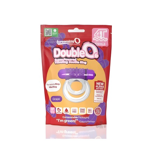 Screaming O 4t Doubleo 6 Grape - Couples Vibrator