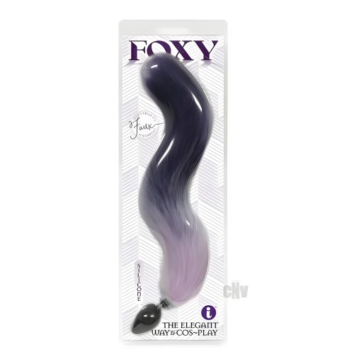 Foxy Fox Tail Plug - Púrpura