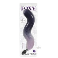Foxy Fox Tail Plug - Púrpura