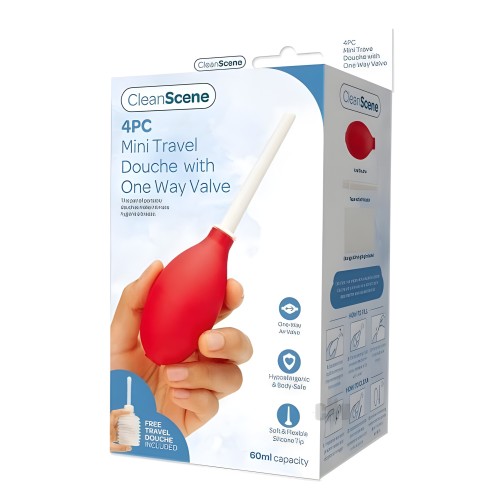 Cleanscene Mini Travel Douche Set - Convenient Cleansing