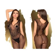 Bodystocking Wild Catch Negro - S-L