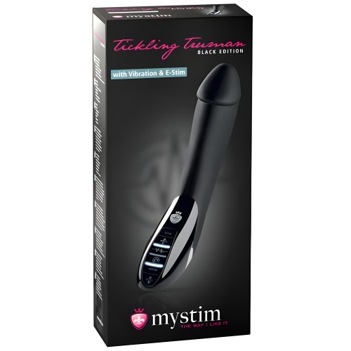 Vibrador Mystim Tickling Truman Estim - Negro
