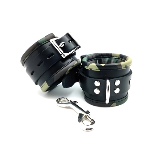 Leather Padded Wrist Cuffs for Secure Bondage Play