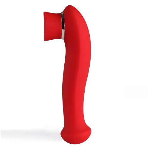 Destiny Red Sucking Clitoral Stimulator - Versatile Pleasure