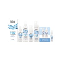 Kit de Limpieza Antes & Después para Cuidado de Juguetes