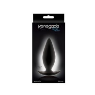 Renegade Spades Medium Butt Plug Black