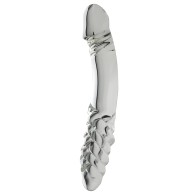 Dildo Doble con Torcedura Transparente