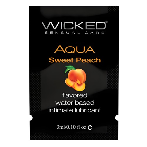 Wicked Aqua Melocotón - Lubricante Saborizado