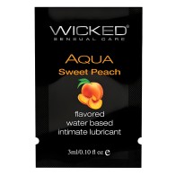 Wicked Aqua Melocotón - Lubricante Saborizado