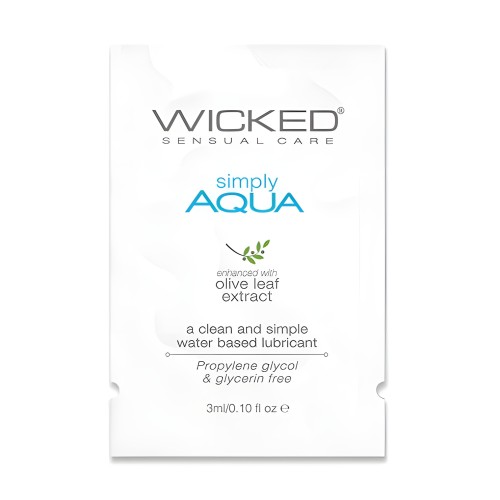 Wicked Sensual Care Simply Aqua Lubricant