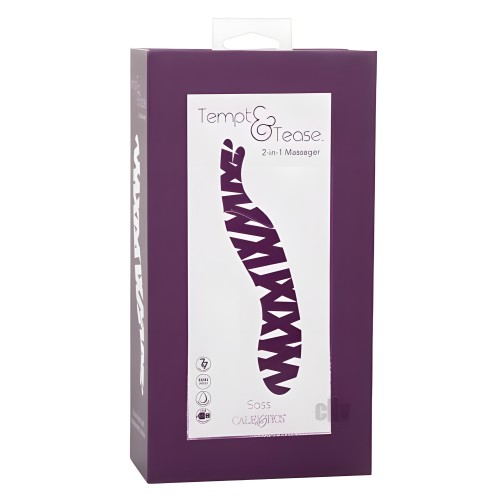 Temp And Tease Sass - Dual Action Massager
