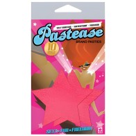 Pastease Basic Star Negro Reactivo a la Luz - Neon Rosa T.U.