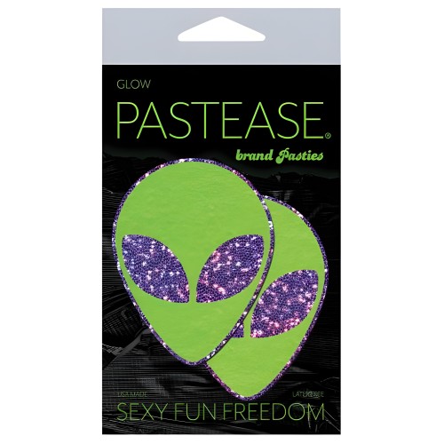Glitter Alien Nipple Pasties - Fun Touch