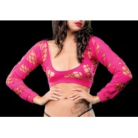 Naughty Girl Leggings Sexy - Malla Diseño Salvaje Rosa Talla Única