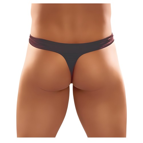 Tanga de Satén - Negro