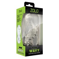 Zolo Gripz Wavy Transparente - Estimulación Mejorada