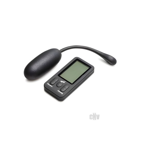 Bg 25x Silicone Plush Egg Remote Black - Comfort & Versatility