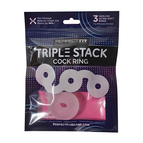 Perfect Fit Triple Donut Ring - Claro