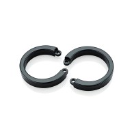 Pack de 2 U-rings para Cock Cage - Negro