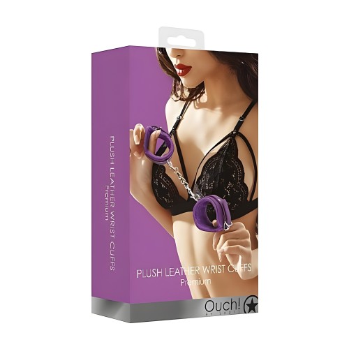 Ouch! Esposas de Cuero Acolchadas - Comodidad y Seguridad