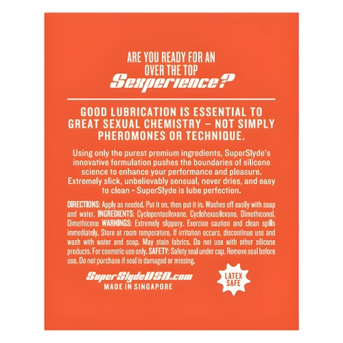 Lubricante de Silicona Super Slyde 8.5oz - Placer Duradero