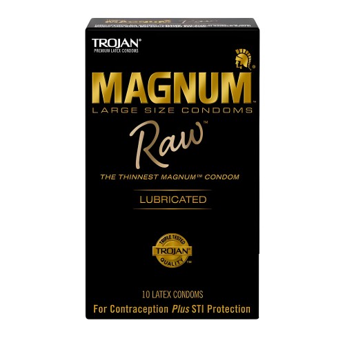 Trojan Magnum Raw Paquete de 10