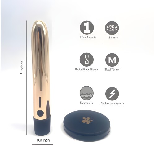 Gold Selina Charger Bullet - Luxurious Pleasure