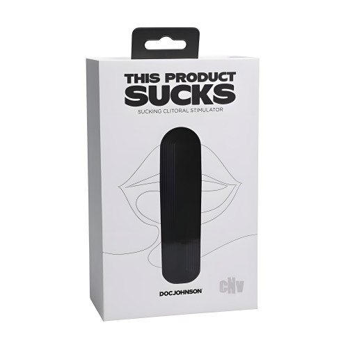 Lipstick Sucking Clitoral Stimulator - Black