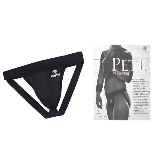 Spareparts Pete Freestyle Jock Nylon Empacador Negro Tamaño XL