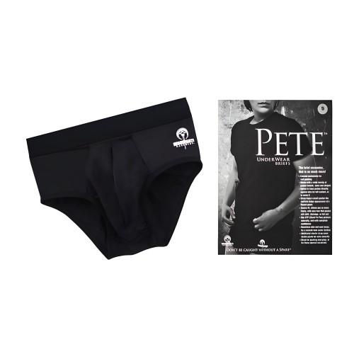 Braguitas Spareparts Pete Nylon Packing Ropa Interior Negra Talla 3XL