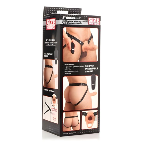 Tamaño Importa 2 Erección 28x Realista Claro