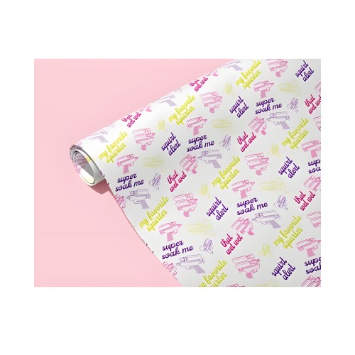 Papel de Regalo Travieso Squirt Alert