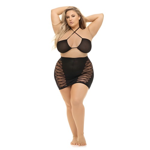 Conjunto de Top Halter y Falda Hold On Tight de Pink Lipstick