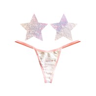 Naughty Knix - Princess Bride Flip Sequin Set