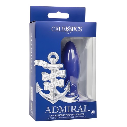Admiral Vibe Torpedo de Silicona Líquida - Azul