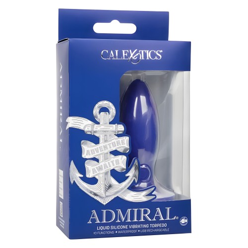 Admiral Vibe Torpedo de Silicona Líquida - Azul