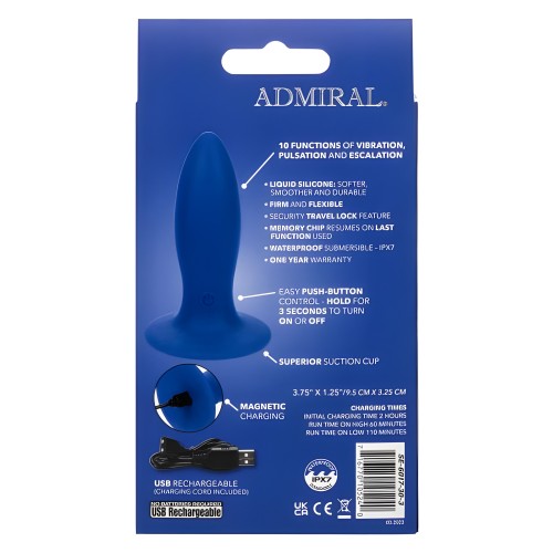 Admiral Vibe Torpedo de Silicona Líquida - Azul