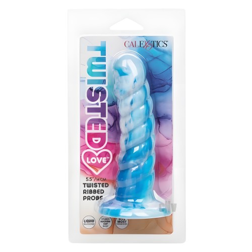 Twisted Love Ribbed Probe - Flexible & Waterproof