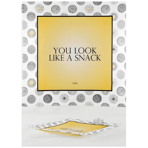 You Look Like A Snack Trinket Tray - Playful Decor
