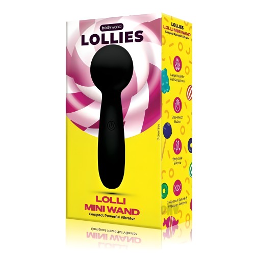 Bodywand Mini Lollies Negro - Masajeador Compacto